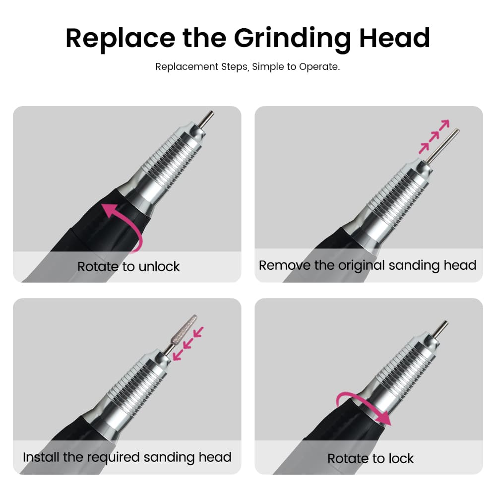learn how to replace nail drill bits